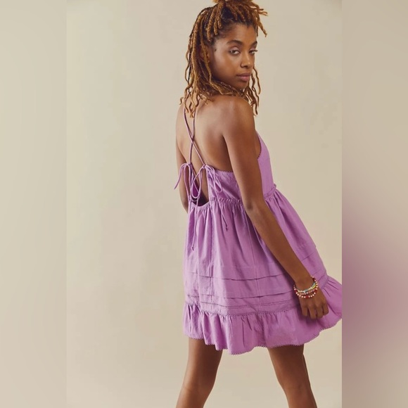 Free People Desert Days Dramatic Orchid Dress - Picture 3 of 10